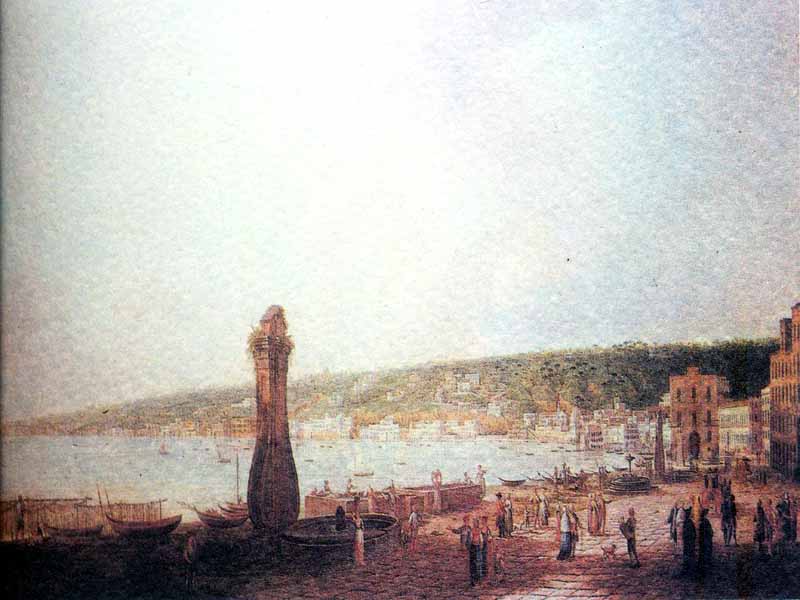 Gabriele Ricciardelli - Veduta di Mergellina e di Posillipo